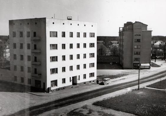 kartasta. Rauman keskustan kartta 1920-luvun lopulta.