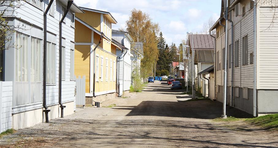 10 Naulankatu kertoo, miten aleen nykyisessä ilmeessä vaikuttaa ruutukaava-asemakaavasuunnittelu.
