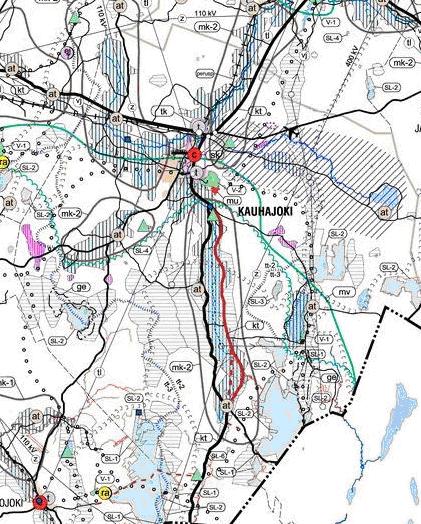 Korttelit 1013, 1020, 1021 ja 1022, KYNTÄJÄNTIE. OAS 3 LÄHTÖKOHDAT Seutukaava/ Maakuntakaava: Suunnittelualue kuuluu Etelä-Pohjanmaan maakuntaliiton alueelle.