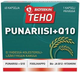 verisuonten ja lihasten hyvinvoinnille tärkeää ubikinonia eli Q10. Norm.