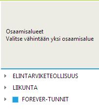 Osaamisalueet Kulje ohjattu toimintoa niin kauan, että löydät