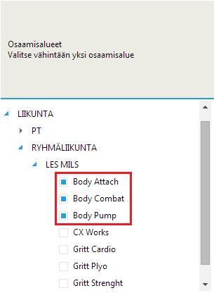 sinulla on Esim.