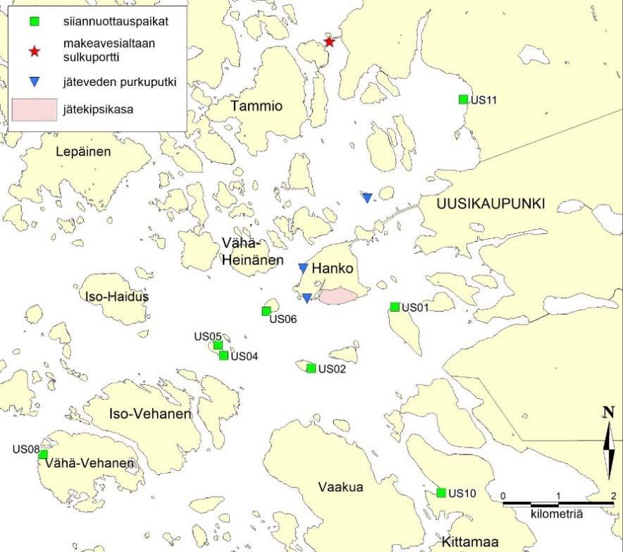 mätimunia jokaisena vuotena. Mätimunia ja/tai poikasia on löytynyt kahtena vuotena paikoilta UH03 ja UH04.