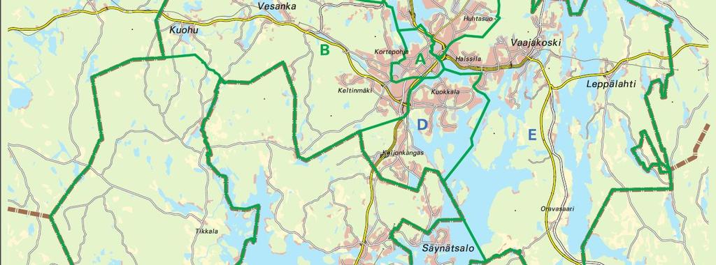 jatkossa myös Laukaassa Urakka-aika 5-7 vuotta Mustankorkea laskuttaa kiinteistöjä astioiden tyhjennyksestä ja
