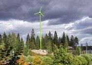 Tuulivoimala 20kW Vastaa 3-8 omakotitalon vuotuista sähkönkulutusta Voimala on osa yliopiston älykästä sähköverkkoa, joka toimii tutkimus- ja