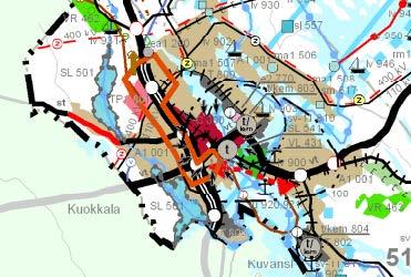 4. SUUNNITTELUN LÄHTÖKOHDAT JA AIEMMAT SUUNNI- TELMAT 4.1 Suunnittelualueen nykytila Suunnittelualue sijaitsee Varkauden keskustan tuntumassa valtatien 5 ja rautatien itäpuolella.