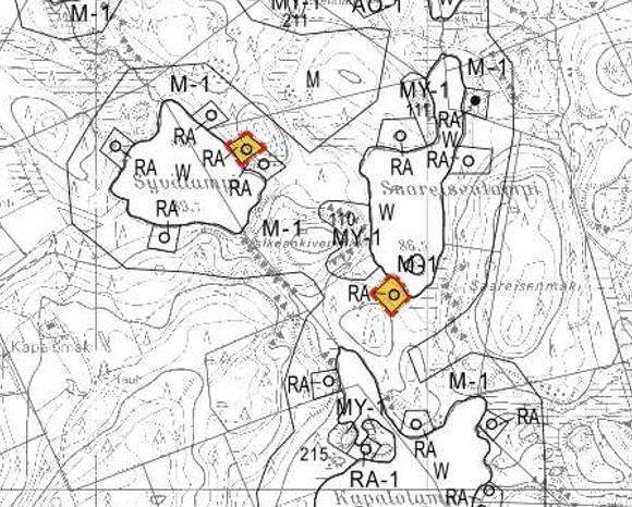 Selostusosa, LUONNOSVAIHE 7.3.2017 6 Kuva: Ote Kotijärven voimassa olevasta yleiskaavasta 1.13 Asema- ja ranta-asemakaavat Alueilla ei ole voimassa asemakaavoja. 1.14 Rakennusjärjestys Juvalla on voimassa JJR kuntien rakennusjärjestys, joka on tullut voimaan 1.