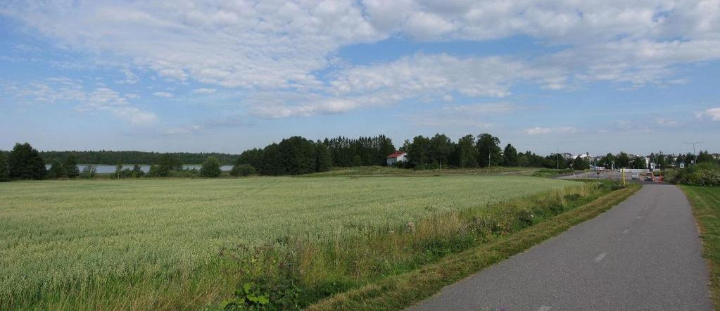 Taustalla siintää kaupungin keskusta-alue.