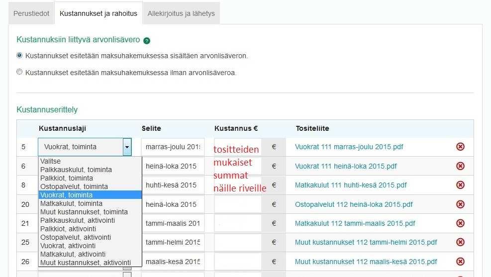 Allekirjoitukset Työtuntikirjanpidossa tarvitaan sekä työntekijän että työnantajan allekirjoitus. Huom! Työtuntikirjanpitoa täyttävät kaikki palkkaa hankkeen kautta saavat, myös esim.