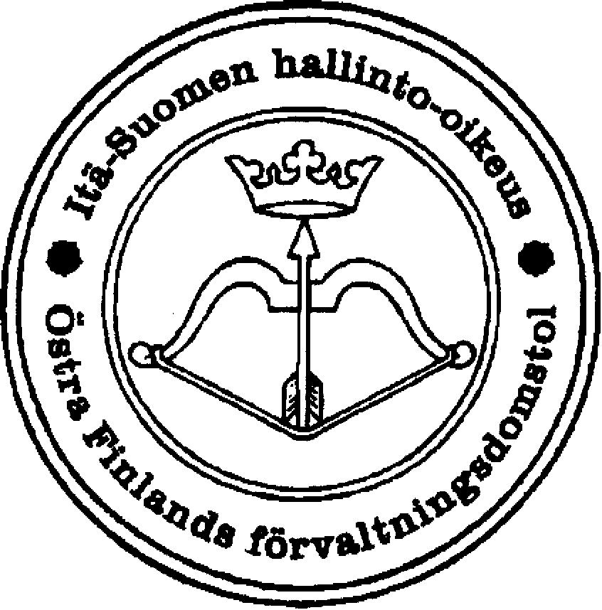ITÄ-SUOMEN HALLINTO-[?IKEUS PÄÄTÖS 17/0112/4 Antopäivä Diaarinumero 15.6.
