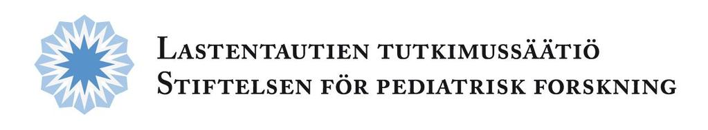 LASTENTAUTIEN TUTKIMUSSÄÄTIÖN APURAHAT VUODELLE 2018 Apurahoja myönnettiin 97 tutkijalle tai tutkimusryhmälle yhteensä 1.988.587 euroa. HANKEAPURAHAT (19 kpl, 1.354.