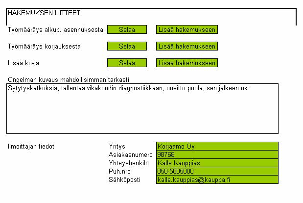 31 Kuva 9. Takuuhakemusjärjestelmän kolmas vaihe Hakemuksen viimeisessä vaiheessa takuuhakemuksen tekijä voi tallentaa hakemuksen myöhempää lähettämistä varten tai lähettää hakemuksen.