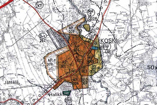 4 MAANOMISTUS JA KAAVOITUSTILANNE Alue on Kosken Tl kunnan omistuksessa. Alue on Maanmittauslaitoksen ylläpitämässä kiinteistörekisterissä.