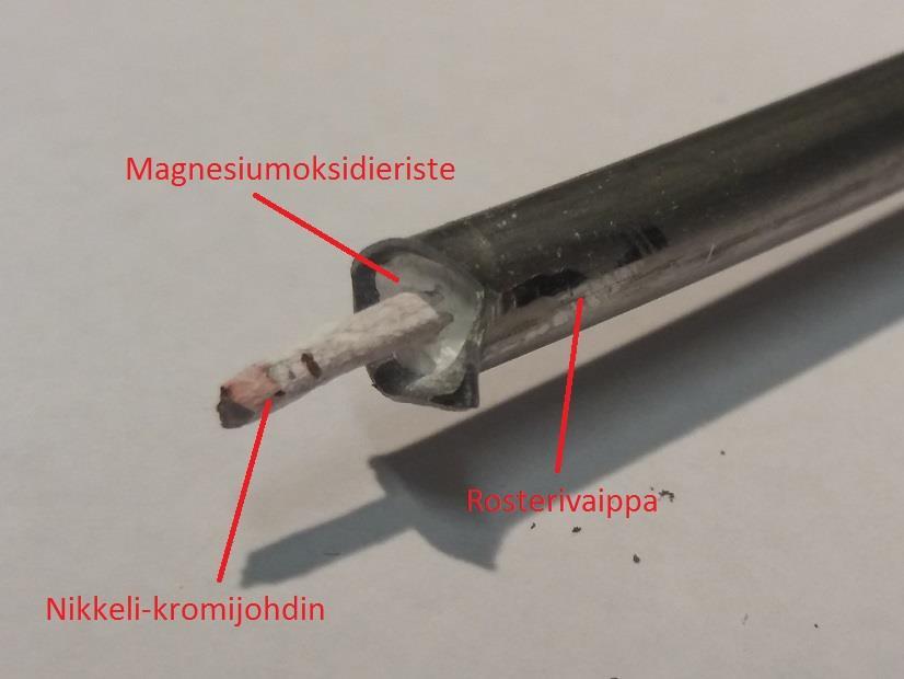 4 korroosiokestävyyden takia ja sietävät erittäin korkeita lämpötiloja. Kaapeleita voidaan tyypillisesti sietää jopa 700 C:n asti. Kaapeleita voidaan kuormittaa paljon.