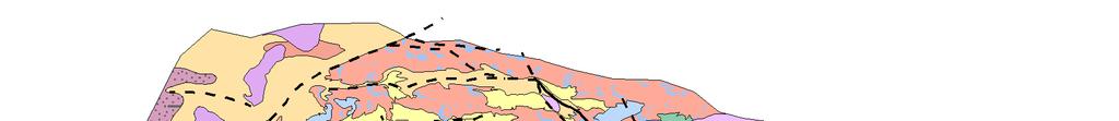 Muhoksen muodostuma (1200-1000 Ma) Diabaasia, Satakunnan hiekkakivimuodostumaan liittyviä juonia (1270 Ma) Hiekkakiveä ja konglomeraattia; Satakunnan muodostuma (1600-1300 Ma) Rapakivigraniittia,
