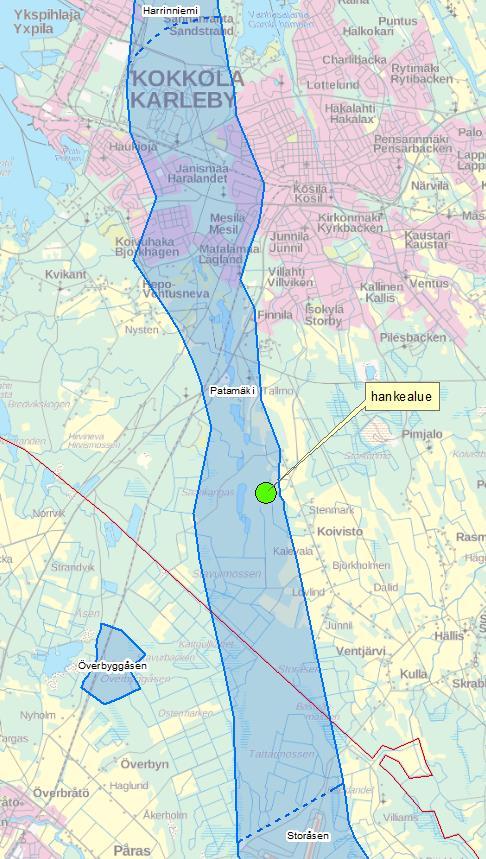 Patamäen pohjavesialue Vedenhankintaa varten tärkeä pohjavesialue Kokonaispinta-ala 25,51 km 2, varsinaisen muodostumisalueen pinta-ala 19,84 km 2 Arvioitu antoisuus 11 000 m 3 /d Rantavoimien