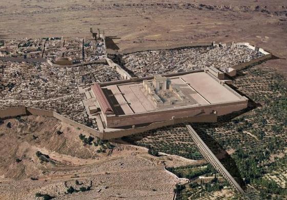 Jerusalem Jeesuksen aikaan Kaunis portti Temppelialueen porteista sai käydä sisään kuka
