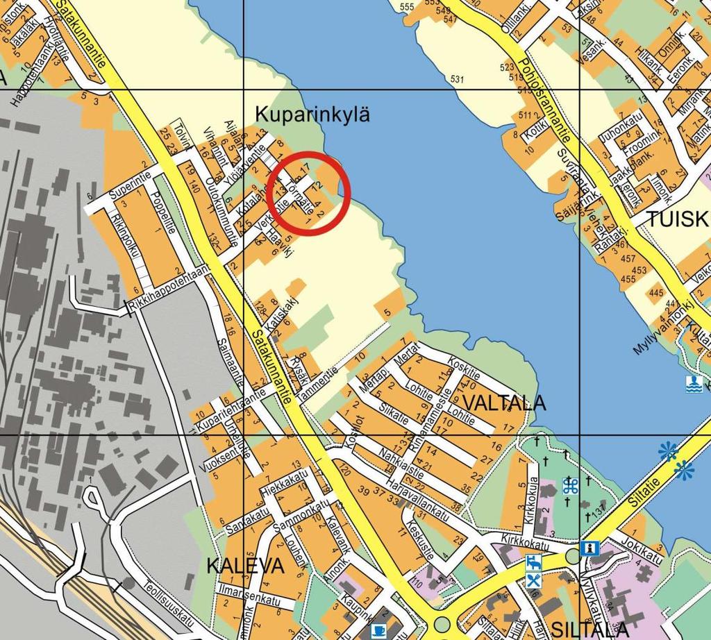 OSALLISTUMIS-JA ARVIOINTISUUNNITELMA VERKKOTIE 12 ASEMAKAAVAN MUUTOS Asemakaavan muutos koskee: 203 Torttilan kaupunginosan korttelin 44 tonttia 1.