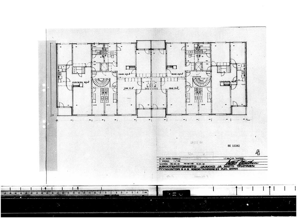 asukkaiden varasto /talouskellari 1 974 pihapaikat 14 26 27,5m2 45,5 & 51m2 72m2 99,5 m2 2 376 tontin pinta-ala