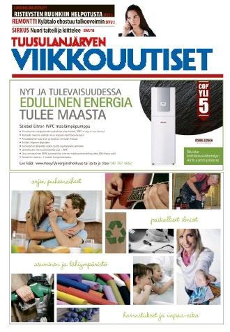 Yhteystiedot Kustantaja Etelä-Suomen Media Oy y-tunnus 1027957-8 OSOITE PL 52 (Klaavolantie 5) 04301 Tuusula Sähköpostit toimitus: vu.toimitus@media.fi ilmoitusaineistot: tuusulan.ilmoitukset@media.