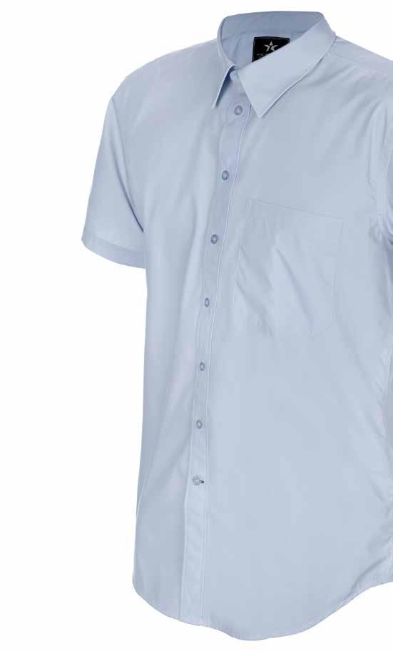Dress Shirt Short Sleeve SH20 Men WS20 Women Ihana lyhythihainen paita polyesteri-puuvillasekoitetta.