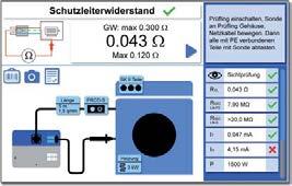 test Appliance ester G omni 1 With combinable measurement modules for testing safety measures in accordance with DN VD 07010702 DGUV Regulation 3 (BGV A3) C/N 609744 / DN VD 05444 Arc Welders C/N
