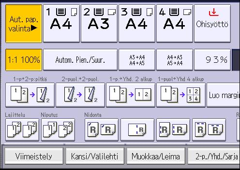 Viimeistely 1. Paina [Viimeistely]. 2.