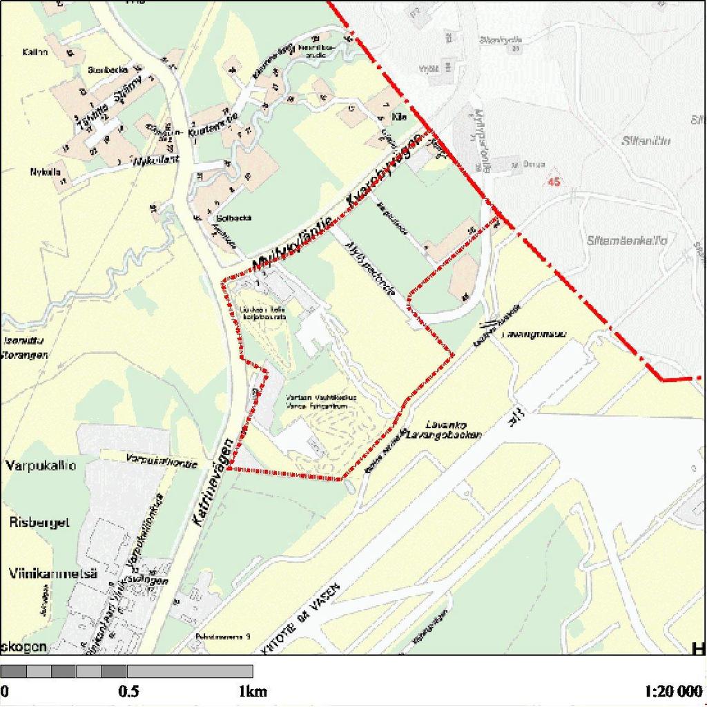 Vantaa Länsi-Vantaan asemakaavayksikkö 3.5.