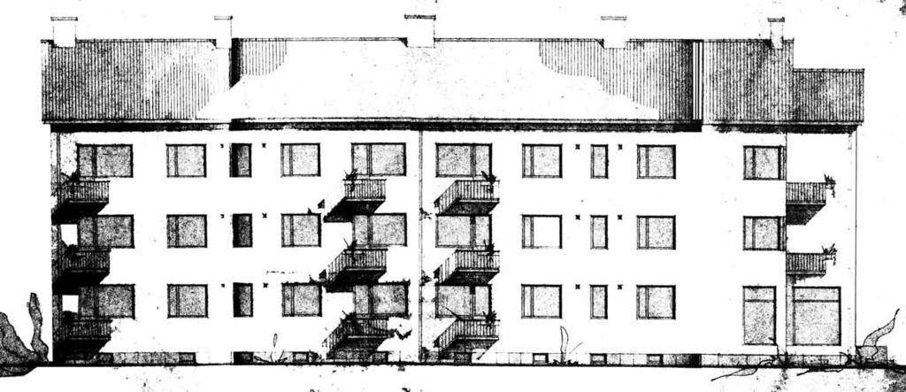 Kortteli 8 tontti Jaao Tähtinen suunnitteli asi asiportaista errostaloa Forssan vuoratalo Osaeyhtiölle vuonna silloisen Tammelantien nyyisen Kouluadun vteen.