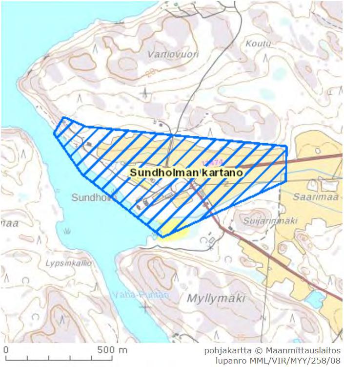 Nosto Consulting Oy 11 (24) osa Flemingien mahdollisesti jo 1400-luvun lopulla rakennuttamaa asuinlinnaa. Asuinpiha on sivurakennusten reunustama.