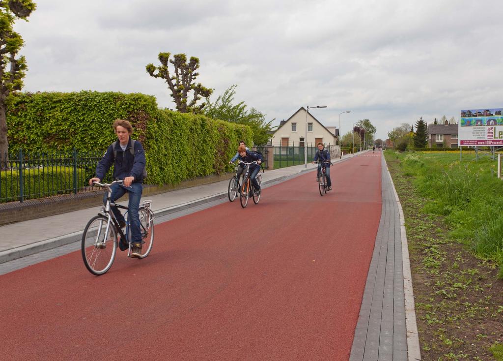 A regional network of fast cycling routes.
