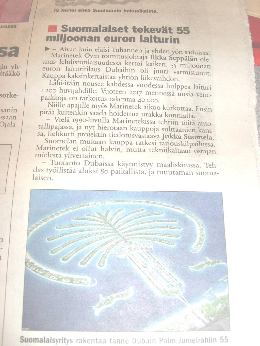 Kohderyhmä Venealan yritykset Alihankkijat Komponenttitoimittajat