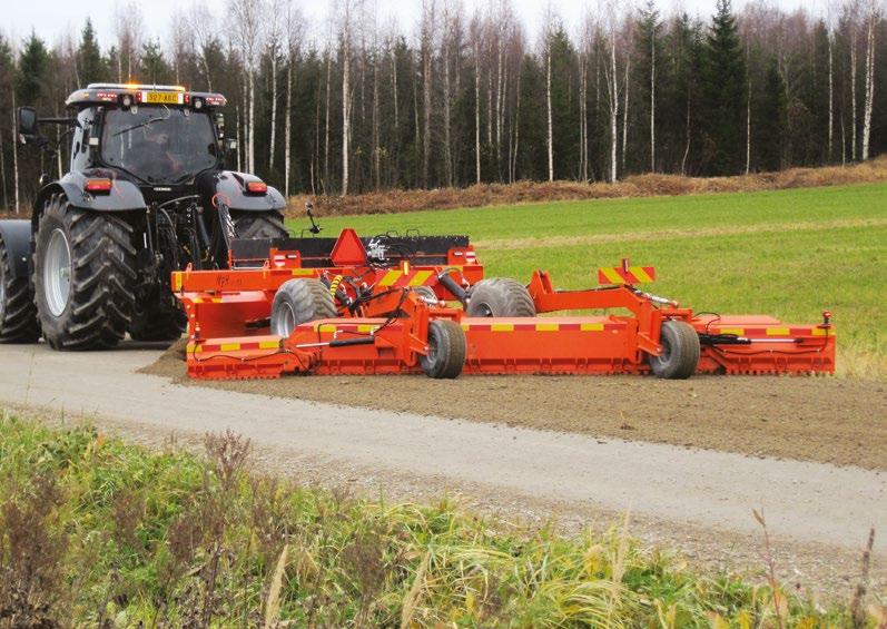 Monipuolinen lana peltojen tasaukseen ja teiden kunnossapitoon.