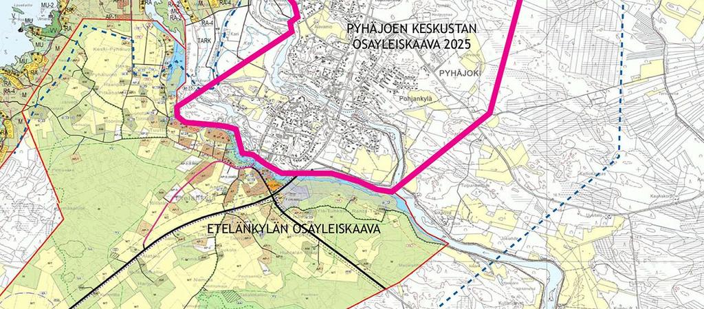 Asemakaavoissa on osoitettu alueita esimerkiksi asumiselle, palveluille ja yritystoiminnalle sekä virkistykseen. Suuri osa nyt laadittavan osayleiskaavan suunnittelualueesta on asemakaavoittamatta.
