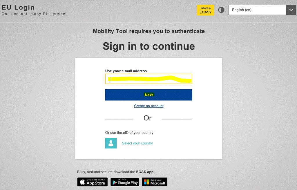 https://webgate.ec.europa.eu/eac/mobility 1.