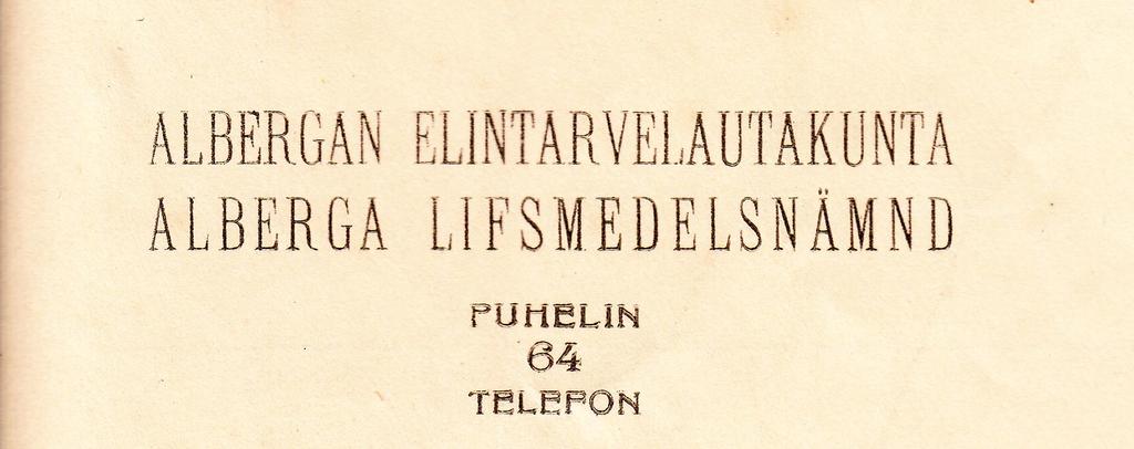 Alberga vuosisadan alussa Albergaan kasvanut työväenasutusalue 1905 - Useita