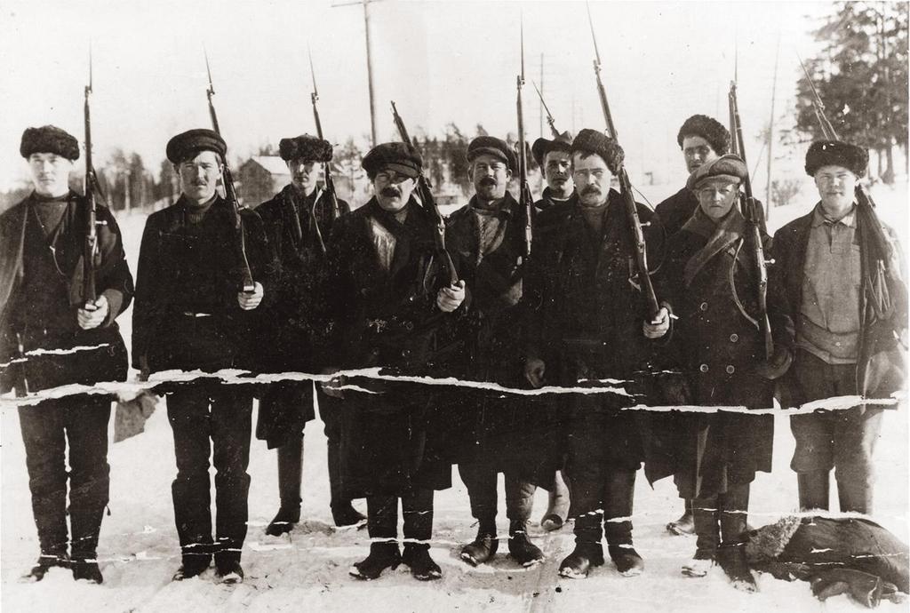 Albergan punakaarti 1917 Kaartin toiminta taantui syksyllä 1917 - - alkoi uudestaan