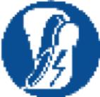 Varoitusmerkki Henkilönsuojain Merkintä CEN-standardit Havainnot Käsien suojaus on pakollista D.