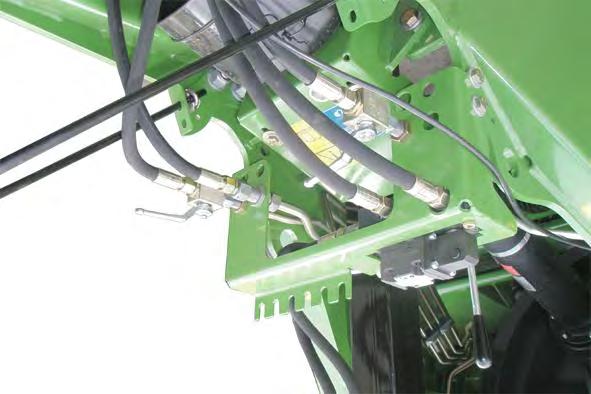 Pos: 16.53 /BA/Erstinbetriebnahme/Groß packenpressen/abstellstütze/h ydraulischer Stützfuß M edium Elektroni k Bild HS Baur eihe @ 92\mod_1326870734408_71.