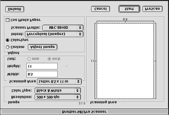 Brother TWAIN -skanneriohjaimen käyttö Macintosh -tietokoneen kanssa Brother-ohjelmisto sisältää TWAIN-skanneriohjaimen Macintoshia varten.