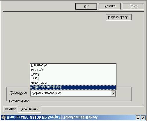 Paperi ja laatu välilehti Jos käyttöjärjestelmäsi on Windows NT 4.