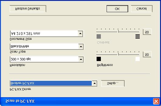 PC-FAX (Ainoastaan MFC-8440 ja MFC-8840D) Tästä valikosta voit helposti käynnistää ohjelmiston, jolla lähetät tai vastaanotat PC-FAXin tai muokkaat osoitekirjaa sopivaa painiketta napsauttamalla.