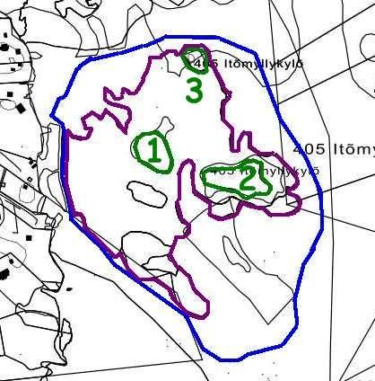 23 Lahopuuta on melko niukasti. Vadelma kasvaa runsaana kasvustona. Saaren itäosassa kasvaa alikasvoksena melko paljon kotipihlajaa ja pensaskerroksessa hieman taikinamarjaa.