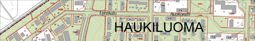 Suunnittelualueen ominaispiirteet Suunnittelualue sijaitsee Ikurin kaupunginosassa, Haukiluoman eteläosan tuntumassa noin 10 km Tampereen keskustasta luoteeseen.