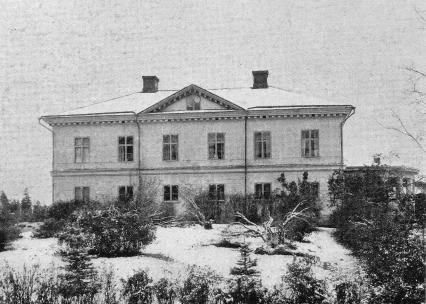 Yksityiskohta v. 1920 mittapiirroksesta.