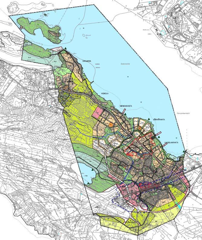 Lentoasemantien varteen Oulun seudun laatukäytävän alueelle.