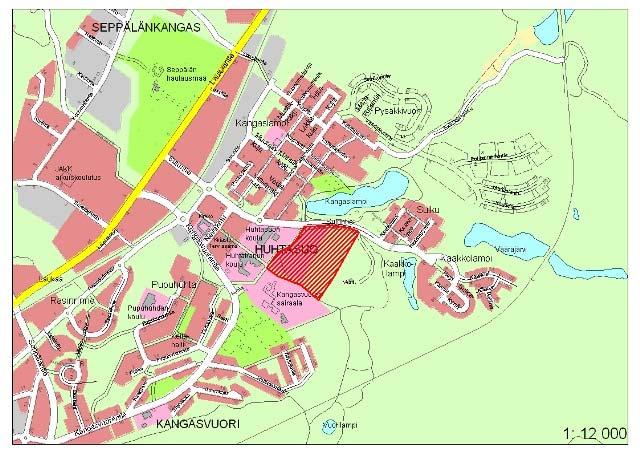 1. JOHDANTO Työn tavoitteena oli selvittää Huhtasuon keskustan itäpuolisen metsäalueen (kuva 1) luontoarvot alueen maankäytön suunnittelun pohjatiedoksi.