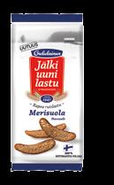 pkt M, L, K, SJ, LS, RK kuluttajapakkaus 348879 Oululainen Kaurakorppuja 180 g 9