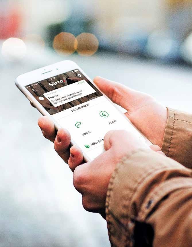 RAHA HETI LUURISTA LUURIIN. SIIRTO NYT S-MOBIILISSA.