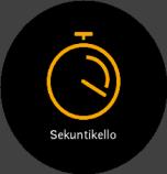 Kellon ohjelmiston päivittäminen: 1. Liitä kello tietokoneeseen mukana toimitetulla USB-kaapelilla. 2. Käynnistä SuuntoLink tarvittaessa. 3. Napauta SuuntoLinkin päivityspainiketta. 3.28.